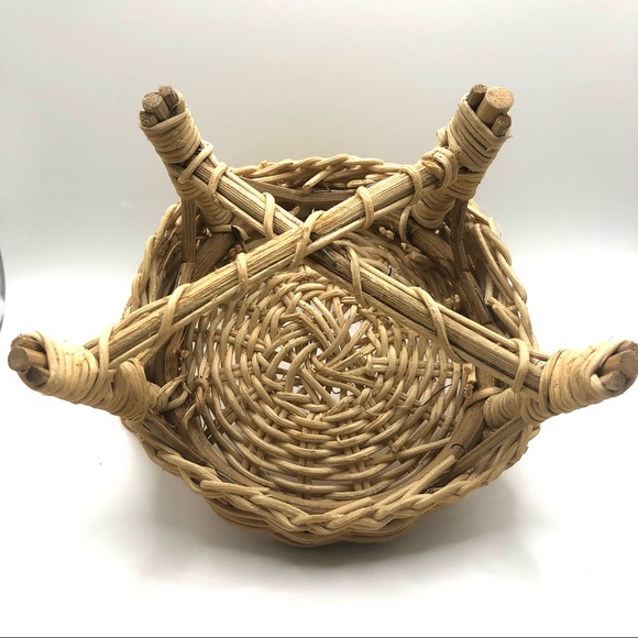 Vintage small wicker chair - Picture 6 of 7